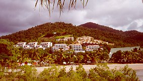 Whitsunday Terraces resort in distance