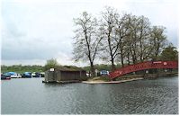 River Thames where Boals' canal boat is moored